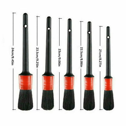 Car Wash Brush Kit Handle Scratch Free Car Scrub Brush 360° Rotating Car Cleaning Brush for Cleaning Wheel Tire Glass Windows